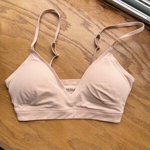 Abercrombie and Fitch bralette sz XS tan super soft comfort trendy blogger